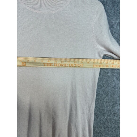 Nanette Lepore Pink 100% Cashmere Long Sleeve Sweater Soft 2 Ply Size Large - Picture 8 of 11